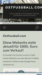 Mobile Screenshot of ostfussball.com